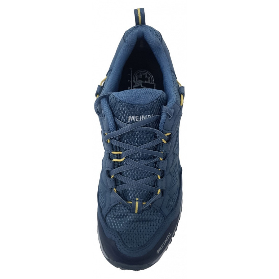 Meindl Damen Caribe Lady Gtx Wanderschuh In Eisgrau (Blau) Gelb