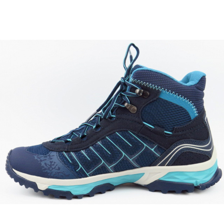 Meindl Damen Finale Lady Mid Gtx Blau Wanderstiefel In Marine Petrol