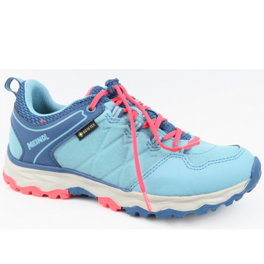 Meindl Ontario Junior Gtx Wanderschuh In Lachs Aquamarin
