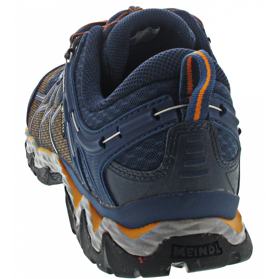 Meindl Herren Houston Gtx Wanderschuh In Jeans-Orange