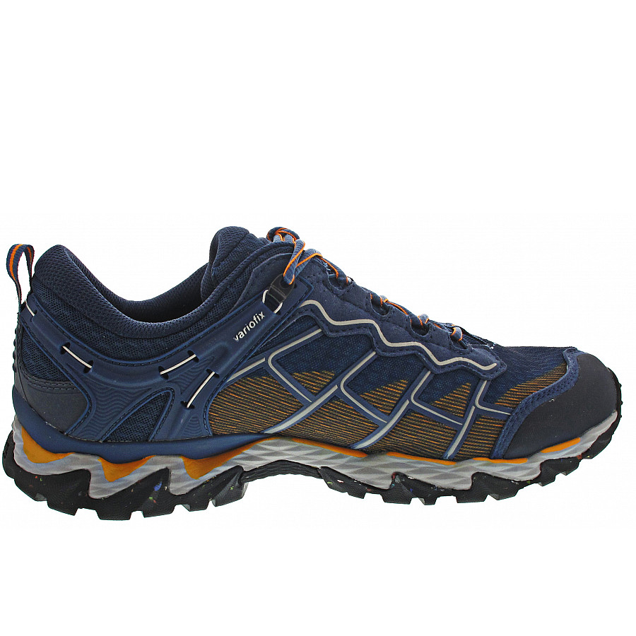 Meindl Herren Houston Gtx Wanderschuh In Jeans-Orange