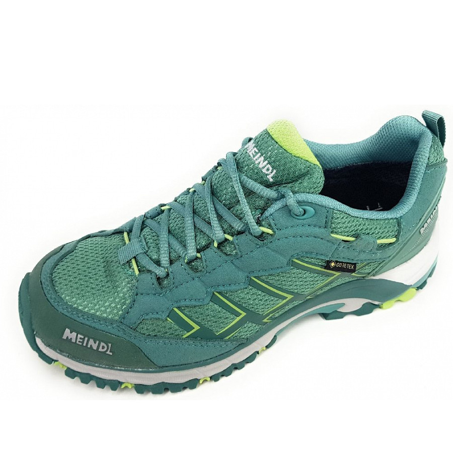 Meindl Damen Caribe Lady Gtx Wanderschuh In 90 Grün/Gelb