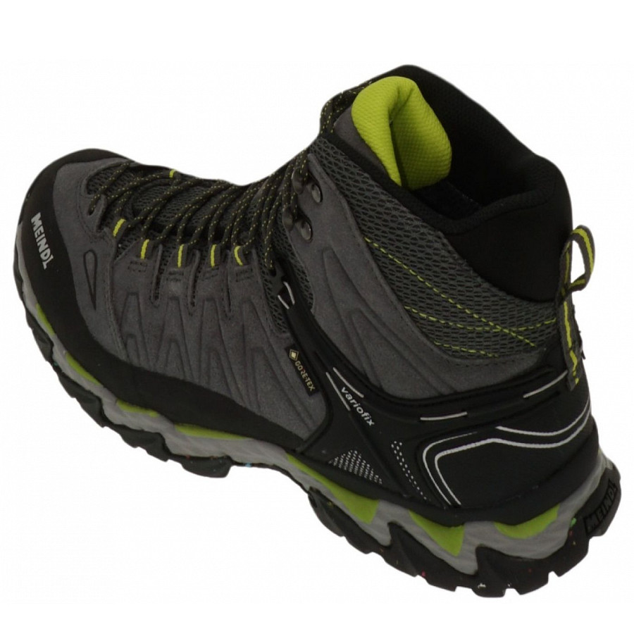 Meindl Herren Lite Hike Gtx Wanderschuh In Anthrazit Lime
