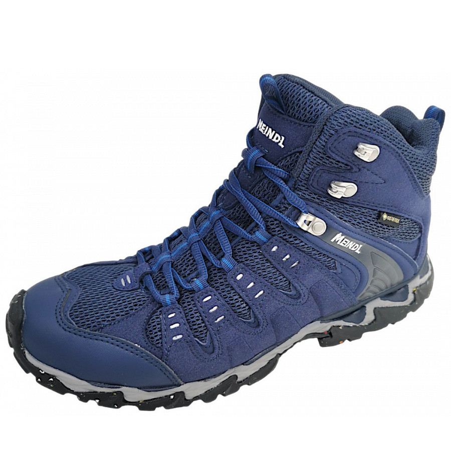 Meindl Herren Respond Mid Ii Wanderschuh In Marine/Silber 49