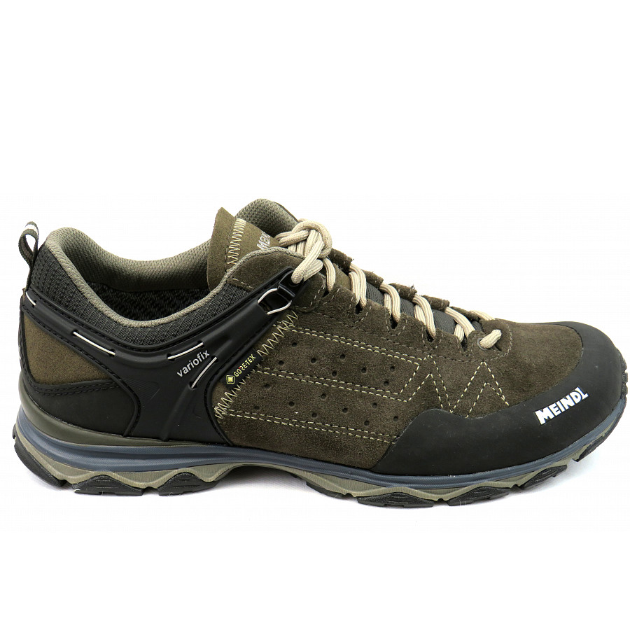 Meindl Herren Ontario Gtx Loden Schwarz Wanderschuh In Loden Schwarz