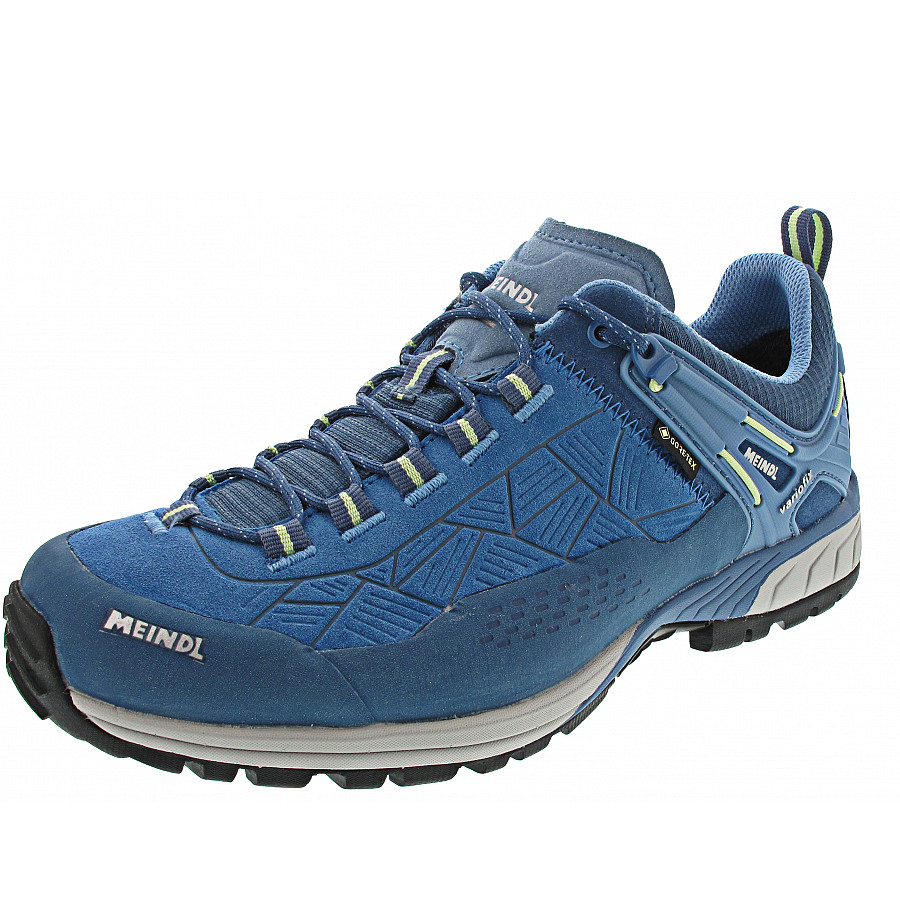 Meindl Damen Top Trail Lady Gtx Wanderschuh In Hellblau-Gelb