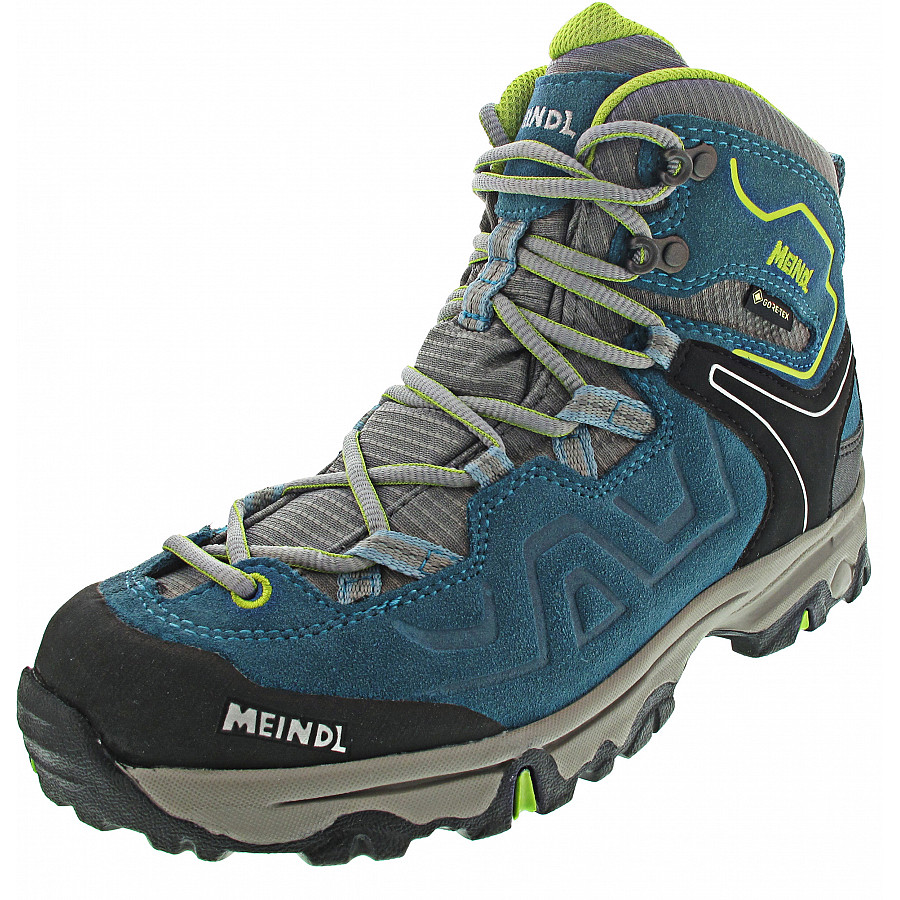 Meindl Litepeak Junior Wanderstiefel In Petrol-Lemon