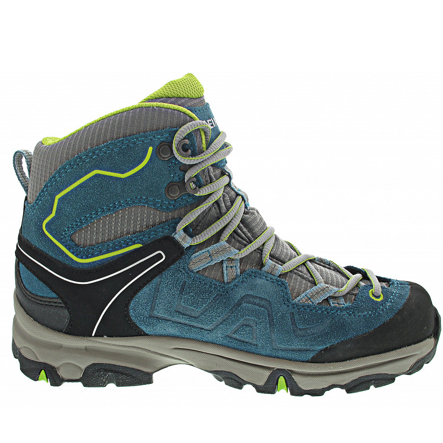 Meindl Litepeak Junior Wanderstiefel In Petrol-Lemon