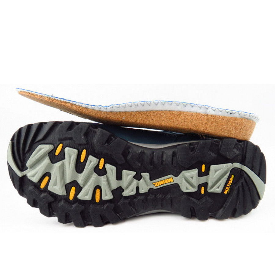 Meindl Damen Salo Lady Mid Gtx Jeans Wanderstiefel In Jeans Hellgrau