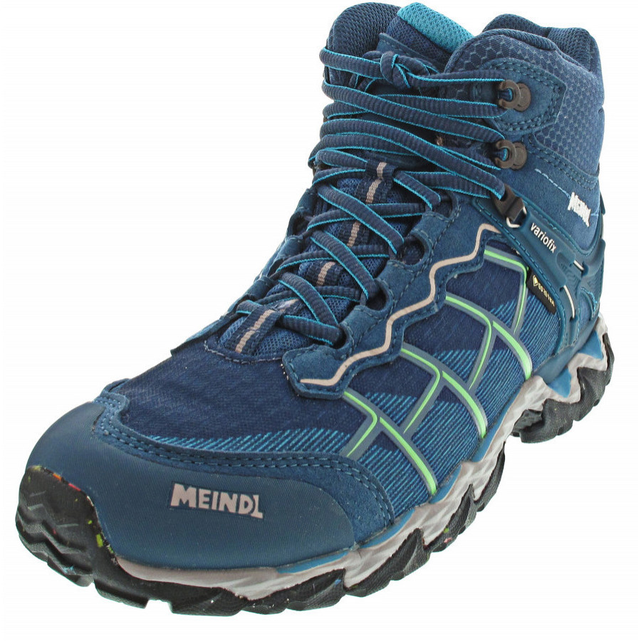 Meindl Damen Houston Lady Mid Gtx Wanderstiefel In Türkis-Petrol