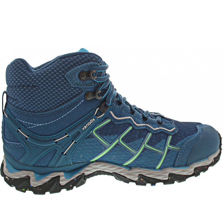 Meindl Damen Houston Lady Mid Gtx Wanderstiefel In Türkis-Petrol