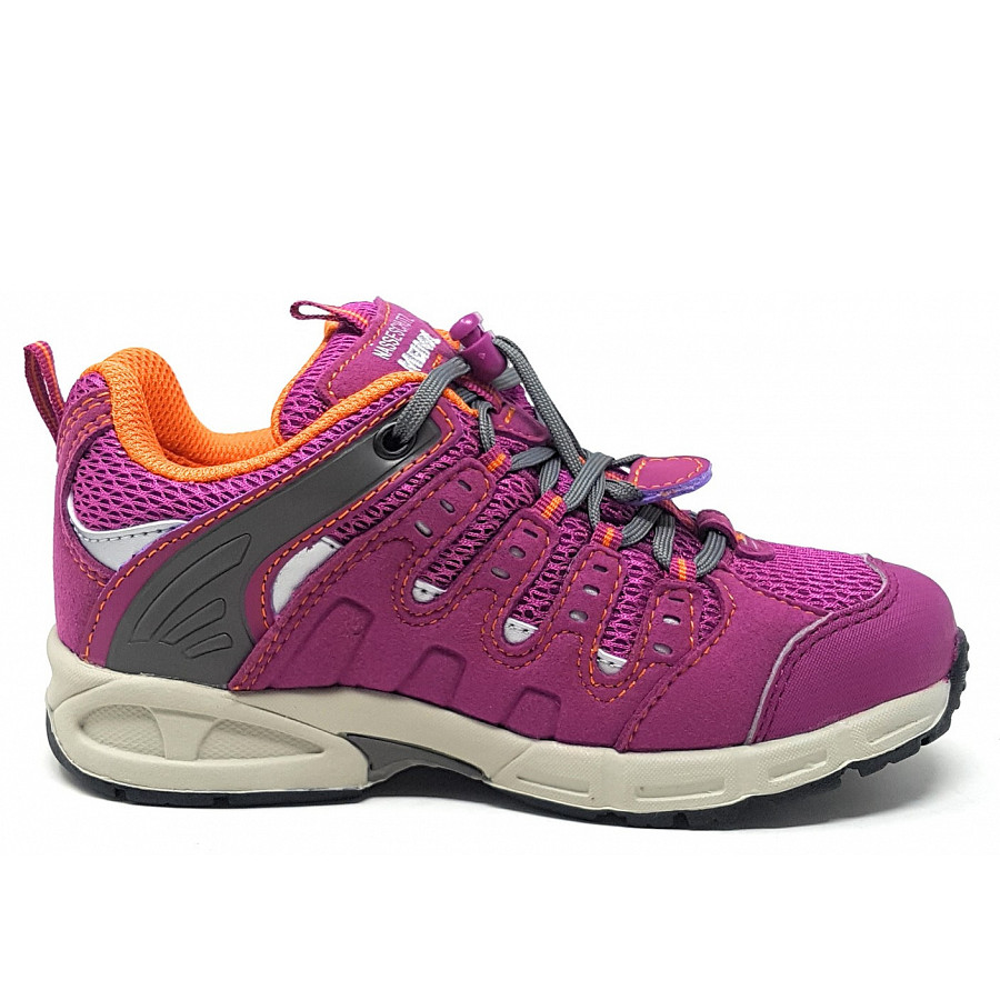 Meindl Snap Nässeschutz Wanderschuh In Fuchsia Grau