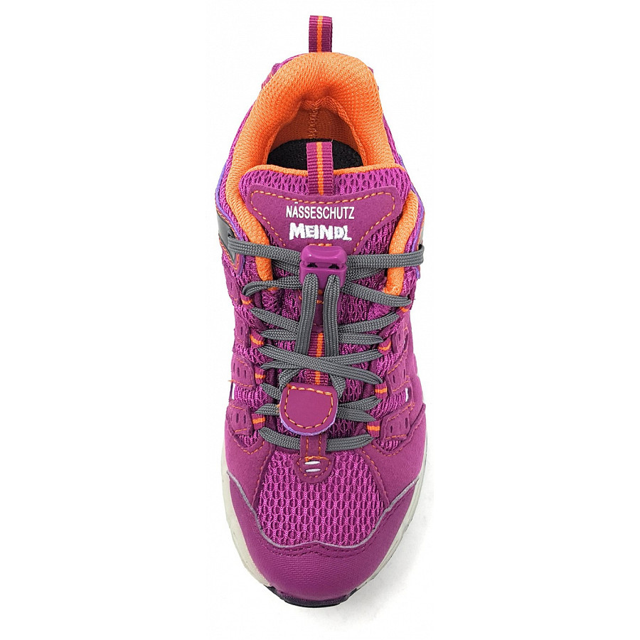 Meindl Snap Nässeschutz Wanderschuh In Fuchsia Grau