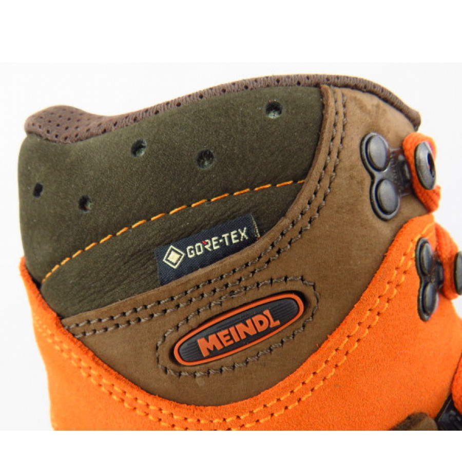 Meindl Herren Island Mfs Rock Wanderstiefel In Orange Braun