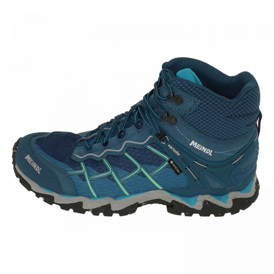 Meindl Damen Huston Lady Mid Gtx Tuepe Trekkingschuh In Tuerkis-Petrol