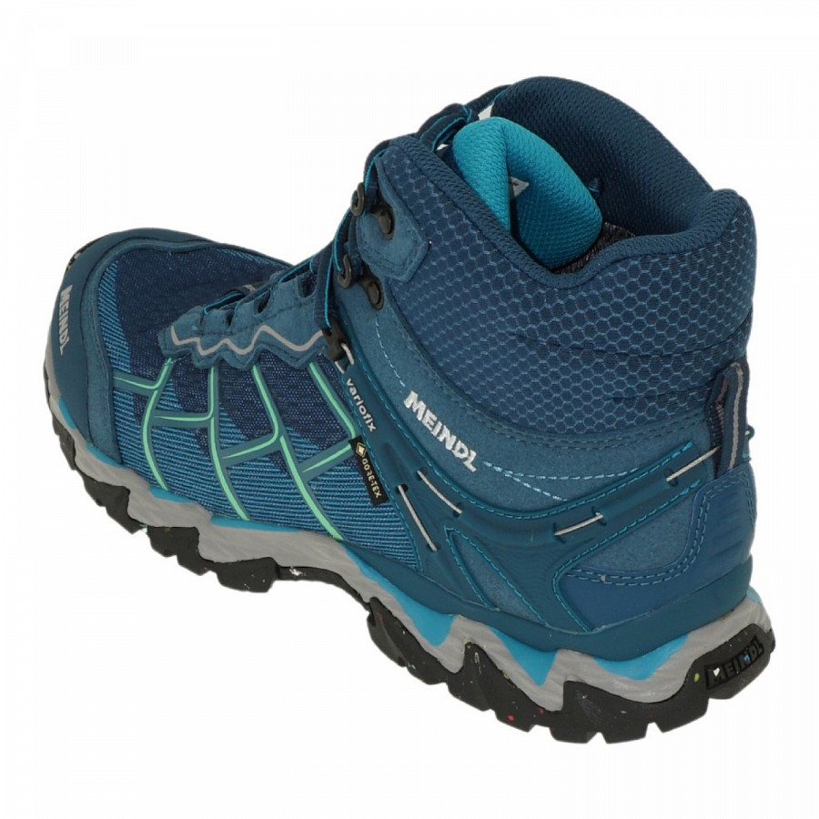 Meindl Damen Huston Lady Mid Gtx Tuepe Trekkingschuh In Tuerkis-Petrol