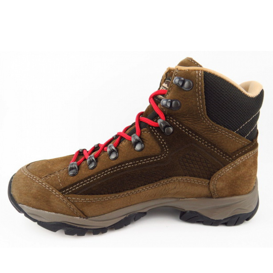 Meindl Damen Baltimore Lederfutter Wanderstiefel In Kastanie Braun