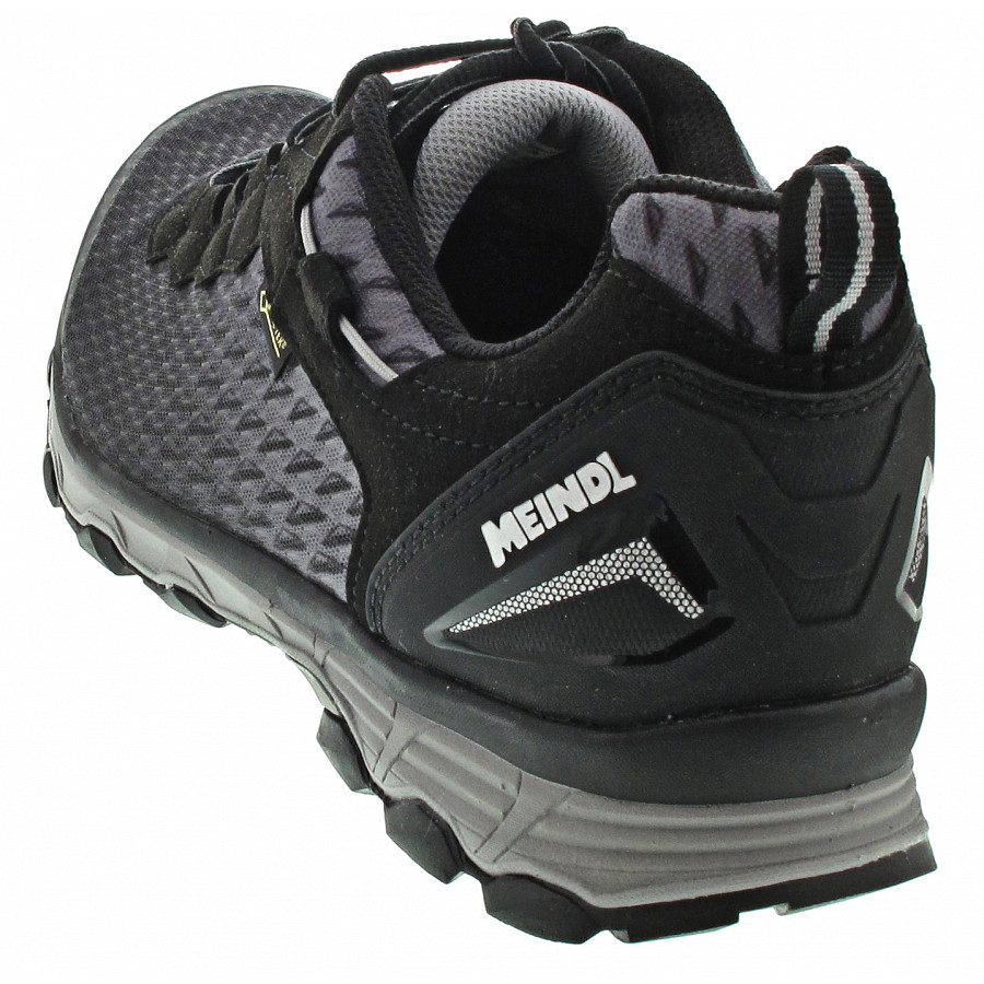 Meindl Herren Activo Sport Gtx Wanderschuh In Schwarz-Silber