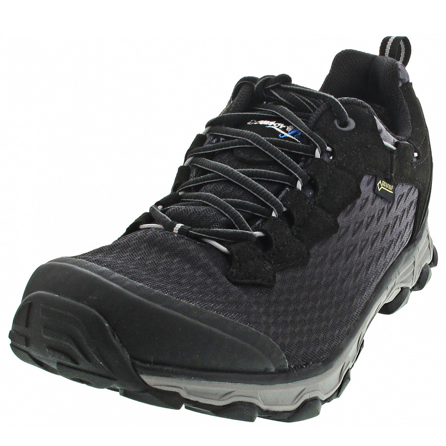 Meindl Herren Activo Sport Gtx Wanderschuh In Schwarz-Silber