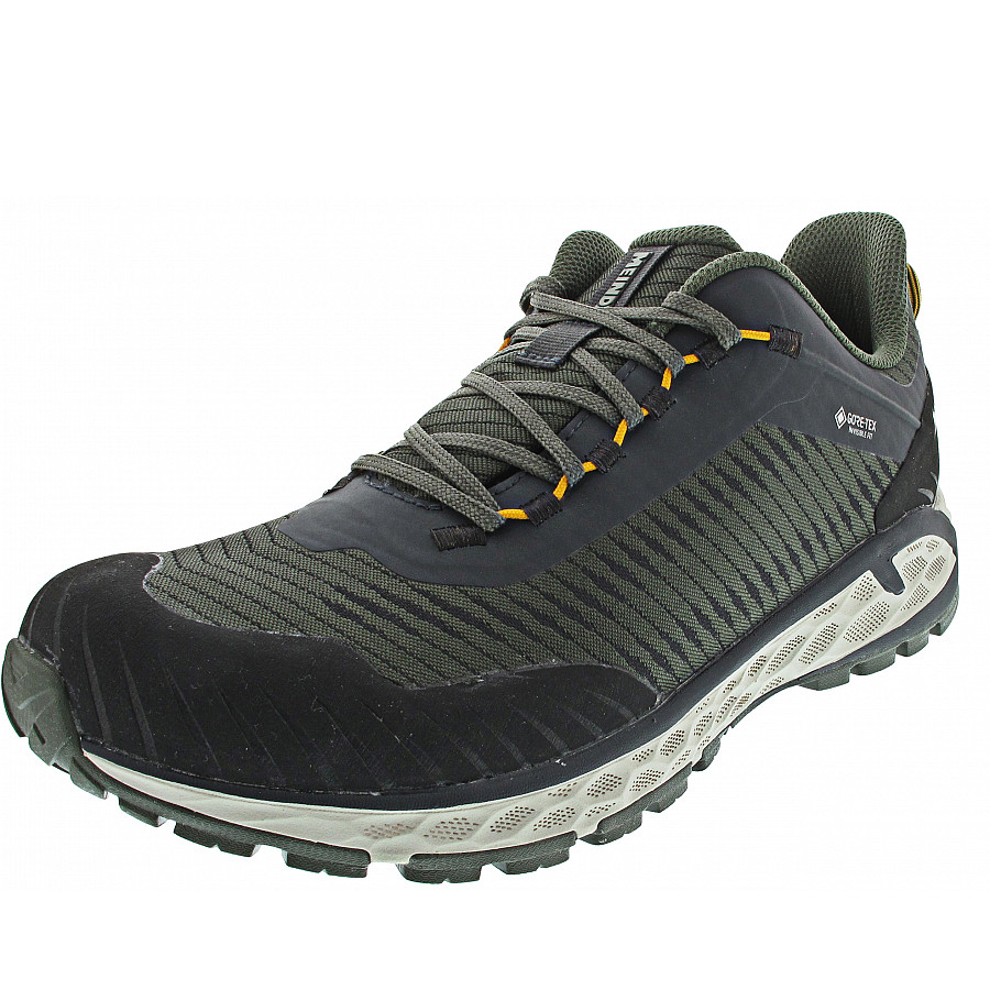 Meindl Herren Power Walker 4.2 Gtx Wanderschuh In Oliv-Orange