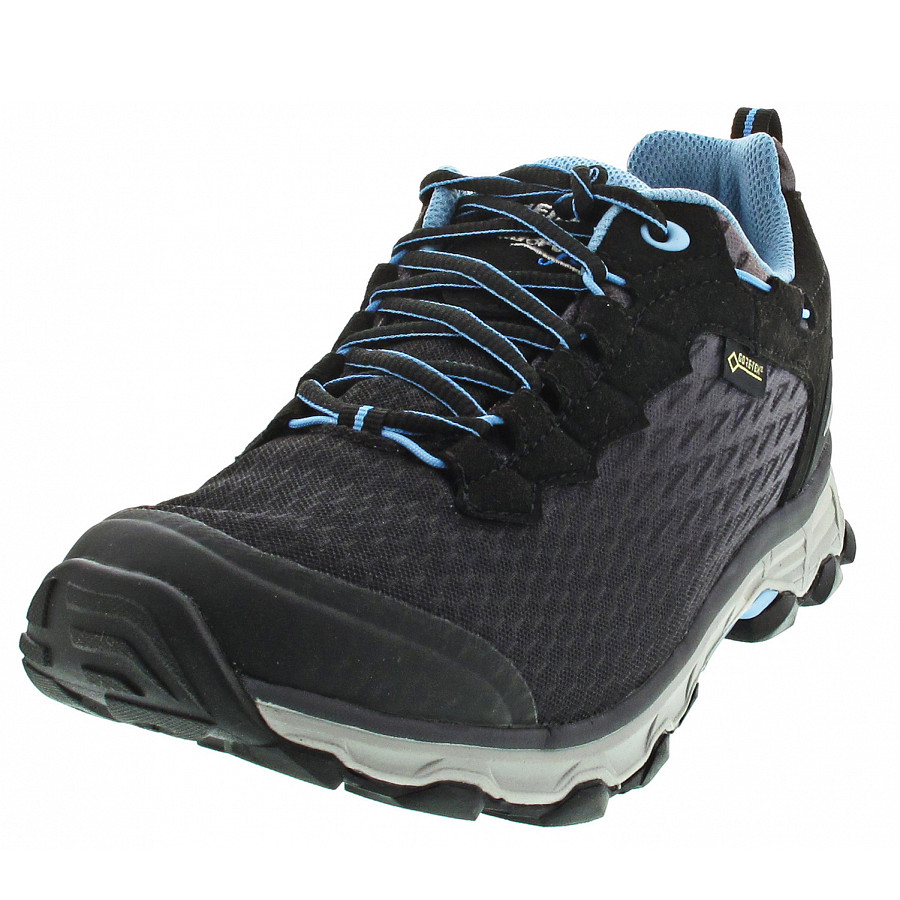 Meindl Damen Activo Sport Lady Gtx Wanderschuh In Schwarz-Azur
