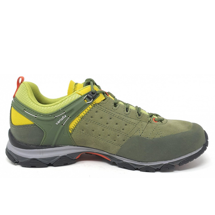 Meindl Damen Ontario Gtx Lady Wanderschuh In Grün Gelb